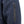 Close up of a blue jacket sleeve featuring a vertical zippered pocket with reflective trim