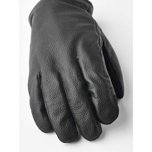 Hestra black leather glove