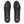 Pair of black Digitsole smart insoles with red circuit board graphics