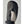 Hestra black leather mitten with grey fabric thumb and wrist strap