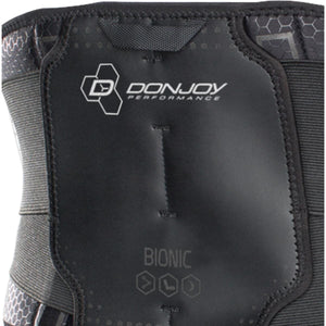 DonJoy Performance Bionic knee brace detail with logo and branding