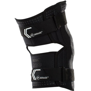 DonJoy Bionic knee brace with black fabric straps and side support