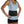 Person wearing a black DonJoy abdominal binder over a blue tank top