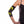 DonJoy black and yellow compression elbow sleeve on a person