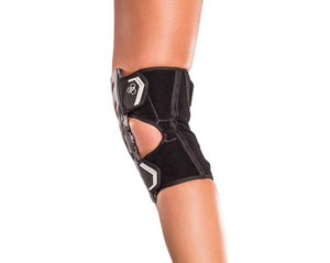 DonJoy black knee brace worn on a leg