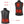 Black heated vest showing back waist and belly heating zones with diagrams