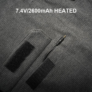 Dr Warm heated garment battery connector with 7.4V 2600mAh label