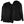 Dr Warm black zip up heated hoodie showing front and back views