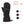 Dr Warm black heated mitten with temperature settings and battery life chart