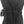 Black winter glove wrist with elasticated cuff and adjustable buckle strap