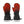 Dr Warm black heated mittens with power button and heat zone indicators