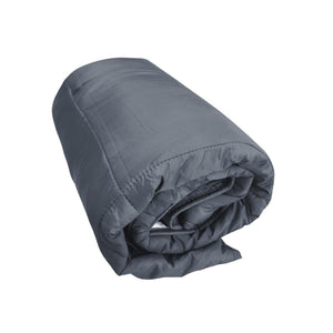 Dr Warm grey rolled blanket