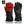 Dr Warm black heated gloves with visible heating elements and power button