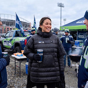 ActionHeat Seattle Seahawks Battery Heated Poncho