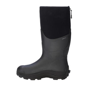 Dryshod black waterproof rubber boot with Hydrokote finish