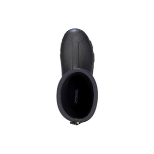 Top view of a black Dryshod waterproof boot
