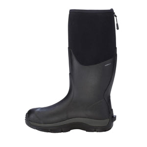 Dryshod black waterproof rubber boot with Hydrokote finish