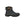 Dryshod ankle height waterproof boot with black rubber lower and dark brown upper
