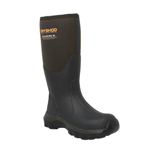 Dryshod Evalusion Hi waterproof insulated tall rubber boot in black
