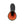 Top view of a Dryshod boot with a black exterior and bright orange interior lining