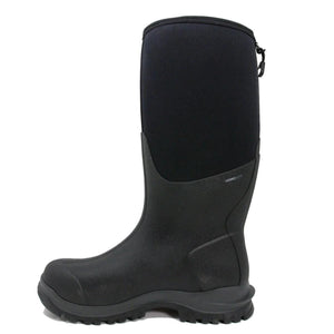 Dryshod black waterproof rubber boot with Hydrokote finish
