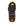 Black and orange lugged rubber outsole of a Dryshod boot