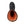 Top view of a black Dryshod boot with a bright orange interior lining