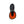 Top view of a black Dryshod boot with a bright orange interior lining