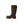 Dryshod brown waterproof work boot with orange trim and reinforced toe