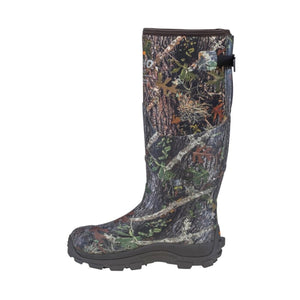 Dryshod camouflage knee high rubber hunting boot with side gusset