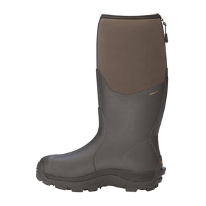Dryshod brown waterproof rubber boot with Hydrokote finish