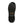 Black Dryshod boot outsole with deep tread pattern and orange logo