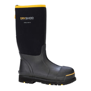 Dryshod black steel toe high waterproof work boot