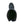 Top view of a black Dryshod rubber boot showing the interior lining