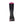 Dryshod black rubber boot with pink trim and pink patterned sole