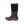 Dryshod black waterproof boot with pink trim and pink textured sole detail