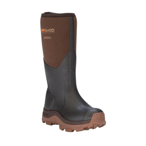 Dryshod Haymaker Hi brown and black waterproof insulated work boot