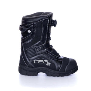 Black DSG Outerwear winter boot with dial lacing system