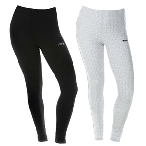 DSG Outerwear black and patterned grey leggings