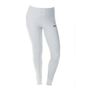 DSG Outerwear grey leggings with white geometric cube pattern