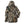Back view of DSG Outerwear hooded jacket in tree bark camouflage pattern
