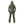 Person wearing a hooded camouflage jacket and matching pants from the back