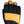 Mobile Warming black and tan leather work glove back view