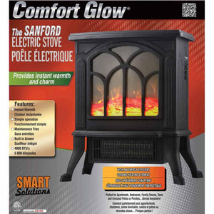 Comfort Glow Sanford electric stove with ceramic heating element by World Marketing