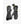 Auclair black leather heated ski mittens with wrist straps and adjustable cuffs