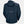 Back view of a navy blue Helly Hansen hooded rain jacket