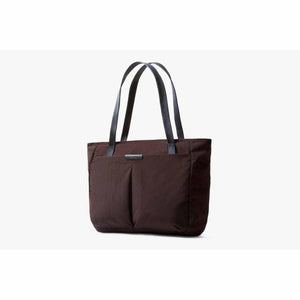 Bellroy brown tote bag with two shoulder straps and front pocket