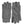 Hestra grey knit gloves with textured grip on fingers and palm