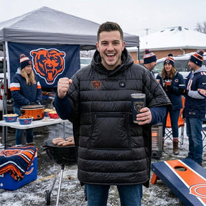 ActionHeat Chicago Bears Battery Heated Poncho