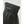 Hestra black leather glove cuff with grey ribbed wool trim